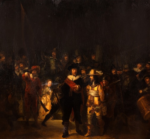 Replică a copodoperei „Rondul de noapte” de Rembrandt, în licitaţie la Bucureşti de la 100 de euro