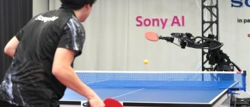 Sony a dezvoltat un robot capabil să rivalizeze cu jucătorii profesionişti de tenis de masă – VIDEO