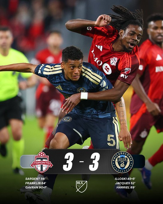 Portarul echipei Toronto FC a marcat şi a reuşit egalarea în prelungirile meciului cu Philadelphia din MLS – VIDEO