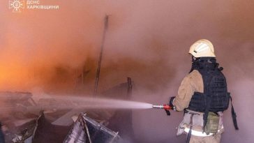 Atac masiv cu drone şi rachete în timpul nopţii, în Ucraina