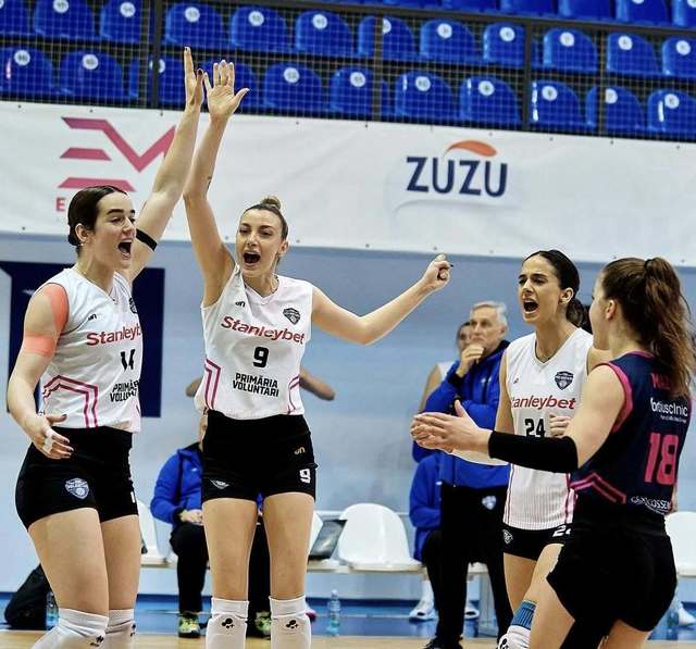 Volei feminin: CSO Voluntari – Volei Alba Blaj, 2-1 la general, în finala Diviziei A; CSO Voluntari poate câştigat titlul marţi
