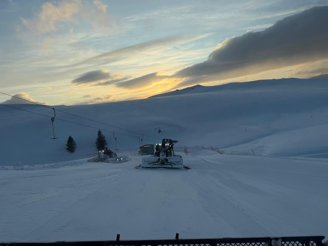 Pârtiile din Sinaia sunt în continuare amenajate şi deschise