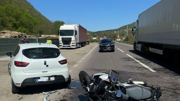 Trei persoane, rănite într-un accident rutier produs pe Valea Oltului – FOTO