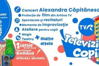 Concert Alexandra Căpitănescu, ateliere, magie şi spectacole, în curtea TVR, de Ziua Copilului