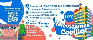Concert Alexandra Căpitănescu, ateliere, magie şi spectacole, în curtea TVR, de Ziua Copilului