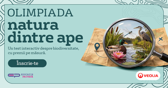 Înscrierile la Olimpiada de Biodiversitate „Natura dintre Ape” continuă până pe 20 mai. Premii de peste 20.000 € pentru elevi