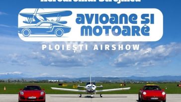 Curse spectaculoase între avion şi motocicletă sau avion şi automobil, la Ploieşti Air Show 2026