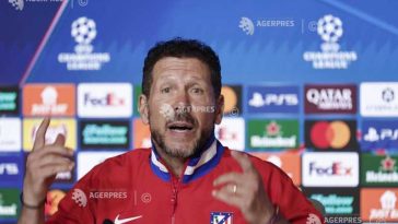 Fotbal: ‘Avem o provocare extraordinară în față’, a spus antrenorul lui Atletico, Diego Simeone