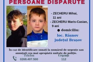 Brașov: Poliția caută doi minori de 9 și 11 ani din Râșnov, dispăruți de acasă