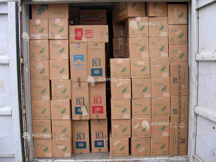 Arad: Țigarete de contrabandă de peste un milion de euro, confiscate de polițiști