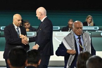 Fotbal – Congresul FIFA: Președintele federației palestiniene a refuzat să dea mâna cu un oficial israelian