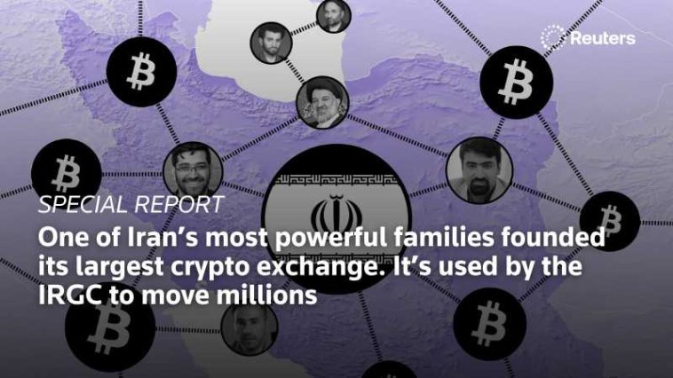 O familie puternică din Iran a fondat o platformă de tranzacționare a criptomonedelor cu care Gardienii Revoluției ocolesc sancțiunile