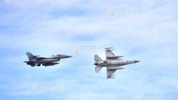 Două aeronave F-16 au decolat de la Fetești după ce radarele au detectat pătrunderea unei drone în zona Chilia