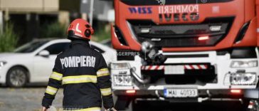 Incendiu la un restaurant pe strada Neagoe Vodă, 20 de persoane evacuate în siguranță