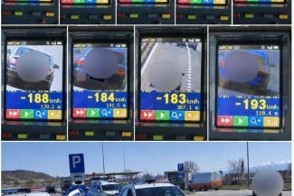Sibiu: Șoferi prinși cu peste 200 km/h pe Autostrada A1; zeci de sancțiuni pentru viteză excesivă