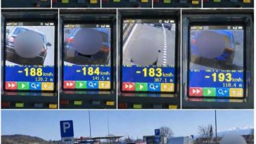 Sibiu: Șoferi prinși cu peste 200 km/h pe Autostrada A1; zeci de sancțiuni pentru viteză excesivă