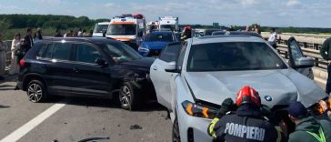 UPDATE Trafic reluat pe A3, după ce a fost întrerupt în urma unei coliziuni între șapte autoturisme