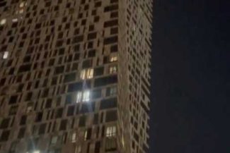 O dronă ucraineană a lovit o clădire rezidențială din Moscova