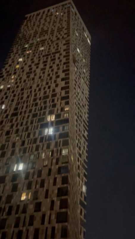 O dronă ucraineană a lovit o clădire rezidențială din Moscova
