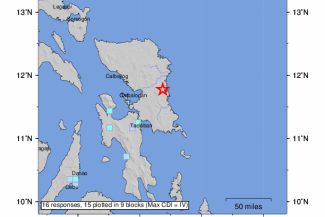 Cutremur cu magnitudinea 6 în provincia Samar din Filipine (GFZ)