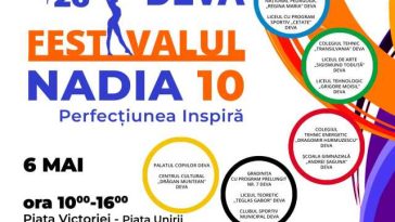 #AnulNadia Hunedoara: Festival ‘Nadia 10 – Perfecțiunea inspiră’, demonstrații sportive în aer liber la Deva
