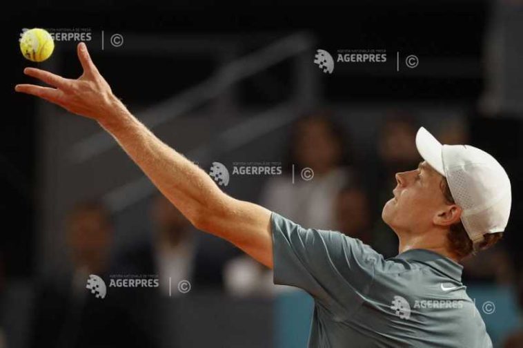 Tenis: Sinner și Djokovic nu se pot întâlni decât în finala turneului ATP Masters 1.000 de la Roma