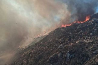 Bihor: Incendiu la groapa de gunoi din Oradea, după un altul produs și stins în seara precedentă