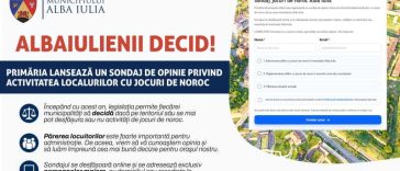 Alba: Sondaj de opinie privind organizarea jocurilor de noroc în Alba Iulia, lansat de Primărie