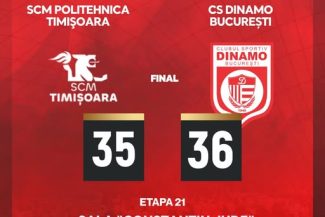 Handbal masculin: CS Dinamo București a încheiat sezonul cu o victorie