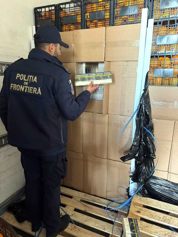 Giurgiu: Reținut după ce a fost depistat că transporta peste șapte milioane de țigarete fără documente