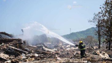 Bilanțul exploziei de la o fabrică de artificii din centrul Chinei a urcat la 37 de morți