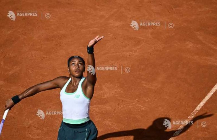 Tenis: Coco Gauff, calificată cu emoții în optimile de finală la Roma (WTA)