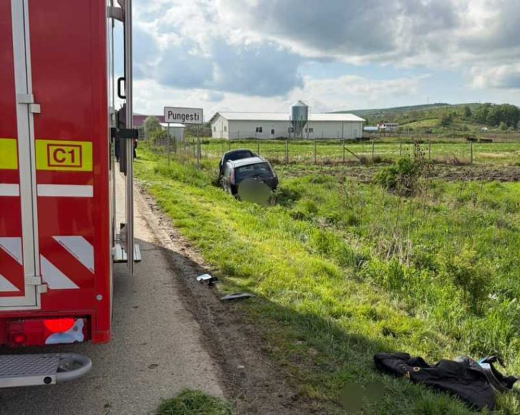 Vaslui: Motociclist de 84 de ani, rănit într-un accident rutier produs la Pungești