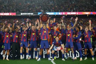 Fotbal: FC Barcelona a câștigat El Clasico, 2-0 cu Real Madrid, și un nou titlu de campioană a Spaniei