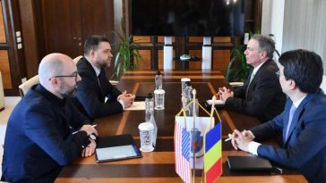 Ciprian Ciucu s-a întâlnit cu ambasadorul SUA: Rămânem una dintre țările filoamericane