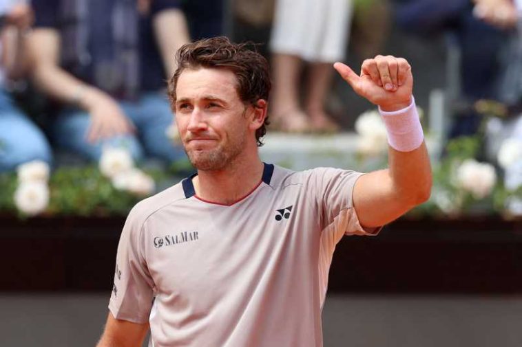 Tenis: Casper Ruud s-a calificat în sferturi de finală la Roma (ATP)