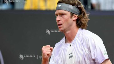 Tenis: Rușii Daniil Medvedev și Andrei Rublev s-au calificat în sferturi la Roma (ATP)