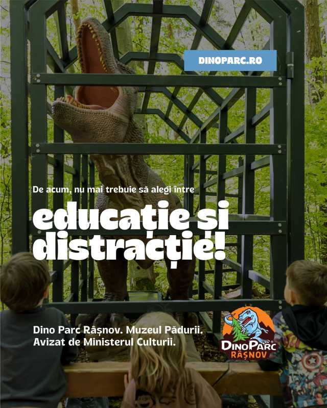 Brașov: Un nou muzeu va fi deschis la Râșnov, în cadrul Dino Parc