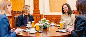 Mirabela Grădinaru și Olena Zelenska au discutat, la București, despre importanța sănătății mintale a copiilor