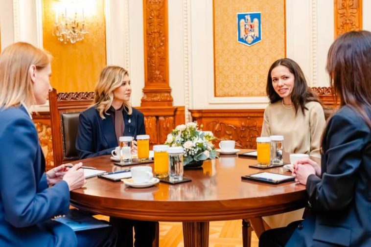 Mirabela Grădinaru și Olena Zelenska au discutat, la București, despre importanța sănătății mintale a copiilor