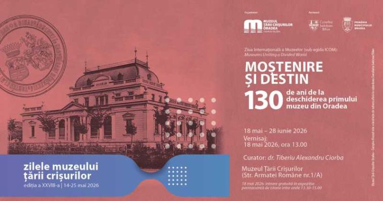 Bihor: Oradea aniversează 130 de ani de la inaugurarea primului muzeu în județ