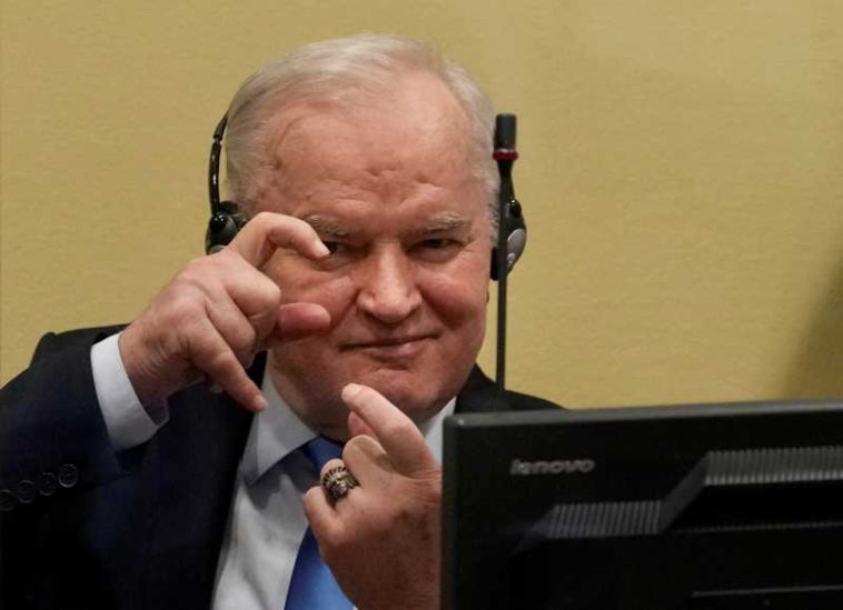 O instanță internațională respinge cererea de eliberare temporară a criminalului de război sârb Ratko Mladic