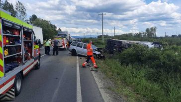 Timiș: Accident soldat cu decesul unei persoane, pe drumul european E70
