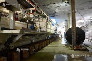 Metrorex: Scutul de forare ‘Sfânta Maria’ a ajuns la stația Piața Montreal de pe Magistrala 6