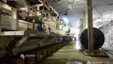 Metrorex: Scutul de forare ‘Sfânta Maria’ a ajuns la stația Piața Montreal de pe Magistrala 6