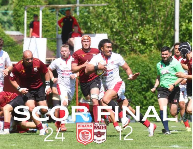 Rugby: CS Dinamo a câștigat derby-ul cu CS Rapid, în Liga Națională