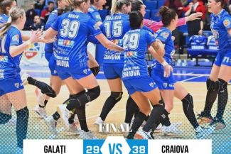 Handbal feminin: Victorie clară pentru SCM Craiova la Galați, în campionat