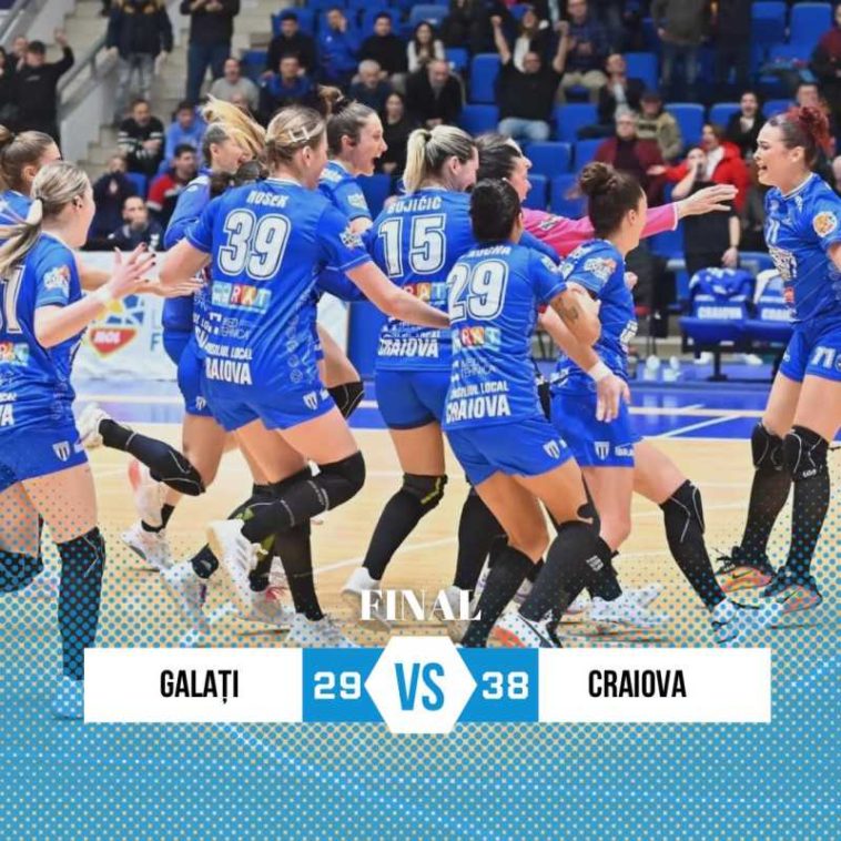 Handbal feminin: Victorie clară pentru SCM Craiova la Galați, în campionat