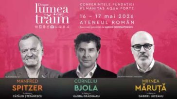 Conferințele Humanitas ‘Despre lumea în care trăim’ – sâmbătă și duminică, la Ateneul Român