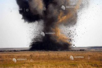 UPDATE Tulcea: Proiectilul neexplodat descoperit în curtea unei proprietăţi din Pardina a fost detonat controlat